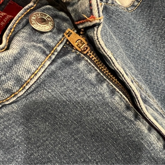 Levi's 550 Classic Relaxed Boot Cut Jeans Hi-Rise Stretch Wash Denim - Picture 10 of 10